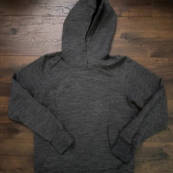 Lululemon Scuba Pullover Heathered Core Dark Grey - Picture 5 of 8